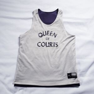 Nike Fly Queen of Courts Reversible Jersey Size L Large Purple/White